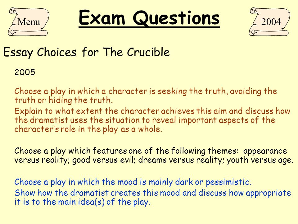 Good vs evil essay crucible